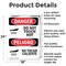 Signmission Hot Surface Sign, 24 in H x 18 in W, Aluminum, Do Not Touch Hot Bilingual OS-2PACK-DS-A-1824-VS-1177 - alternate 8
